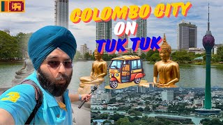 Exploring Sri Lanka Colombo City Tour On a Tuk Tuk 🇱🇰 [upl. by Ahselrak]