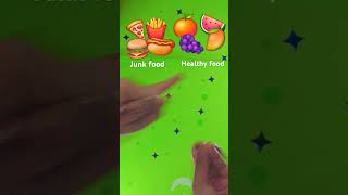 Healthy food 🆚️ Junk food oh my mom [upl. by Belen]