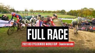 FULL RACE 2023 UCI Cyclocross World Cup Dendermonde [upl. by Frayda487]