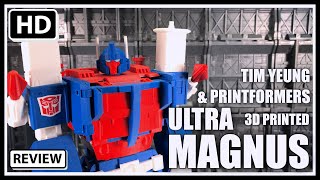 YEUNG TIM PRINTFORMERS 3D Printed Ultra Magnus Armour Set Printed on Zortrax M200 [upl. by Aicnelev999]