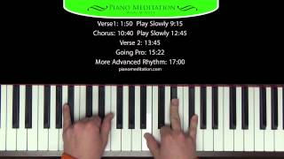 Indescribable  Chris Tomlin  How to Play on Piano  E [upl. by Shiekh49]