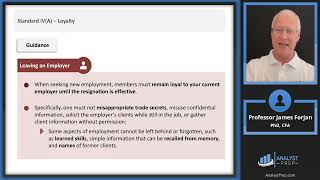 Standard IV – Duties to Employers 2024 Level III CFA® Exam – Ethics – Reading 32 [upl. by Hildegaard]