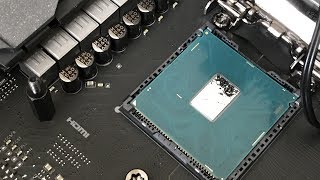 Intel Core i7  7700K and Dr Delid [upl. by Notyarb]