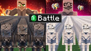 I Made 1000 Skeletons Simulate War in Villager Civilization [upl. by Dirgis]