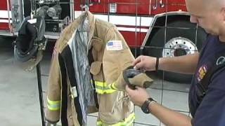 Routine Firefighter Turnout Inspection Part 1 [upl. by Aihsetel]