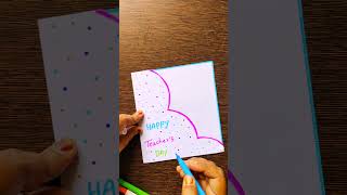 Teachers day greeting card ideas happy teachers day gift ideas for teachers youtubeshorts viral [upl. by Jallier]