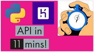 API in 11 mins Create and Deploy a Python Web API using Flask and Heroku [upl. by Alithea317]