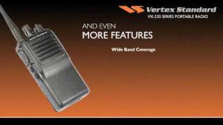 Discover a different Two Way Radio The Vertex Standard VX230 VX231 Portable LMR Radio [upl. by Lymn129]