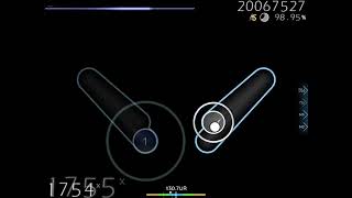 osu Low BPM Fingercontrol [upl. by Otrebron]