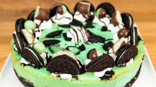 Mint Oreo Cheesecake from Cookies Cupcakes and Cardio [upl. by Sedecrem]