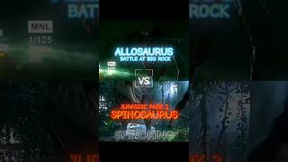 Allosaurs vs JP3 Spinosaurus battleatbigrock jurassicpark edit battle jurassicworld [upl. by Tse]