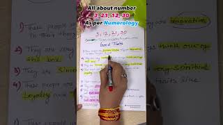 Numerology Number 3 Personality Traits  numerology viral numerologia [upl. by Aramot]