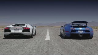 Bugatti Veyron vs Lamborghini Aventador vs Lexus LFA vs McLaren MP412C  Head 2 Head Episode 8 [upl. by Yllah]