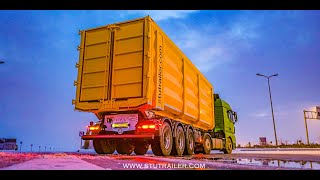 Tipper Trailer For Scrap Metal  50 m3 3 Axle Tipper Trailer  STU Trailers [upl. by Naor]