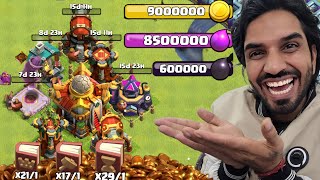 Spending Everything on my TOWN HALL 16  Clash of clanscoc [upl. by Rudich]