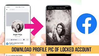 How to see Full Size profile pic of Locked Facebook Account [upl. by Appleby]