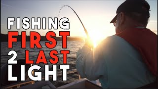 Fishing from First to Last Light  BC Salmon Fishing [upl. by Tol]