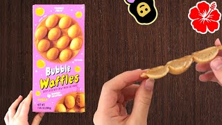 Bubble Waffles  Trader Joe’s Product Review [upl. by Sari]