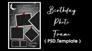 Birthday Photo frame  new design [upl. by Brice]