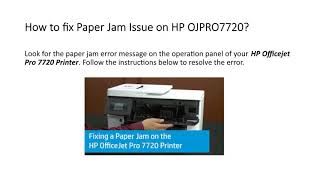 HP Officejet Pro 7720 Troubleshooting Guidance  123hpcomojpro7720 [upl. by Enuj]