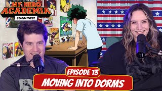 DORM TOURS  My Hero Academia Season 3 Reaction  Ep 13 quotMoving Into Dormsquot [upl. by Ligriv]