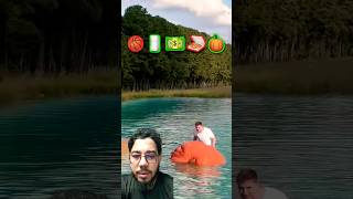 Pizza Boat VS Pumpkin Boat shorts mrbeast comedy mrbeastshorts funny games challenge [upl. by Rozele]