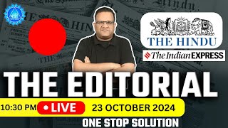 UPSC CSE 2024  The Hindu Editorial Analysis by Ashirwad Sir  23 October 2024  IAS Mantra [upl. by Maye]