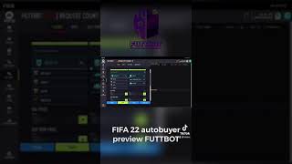 FUTTBOT FIFA 22 autobuyer version 20 preview 🤖⚽️ [upl. by Airal870]