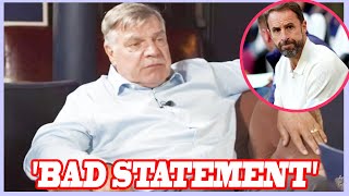 Sam Allardyce calls out Gareth Southgate for bad statement about England squad [upl. by Elyod]