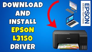 How To Download amp Install Epson L3150 Printer Driver in Windows 1011 [upl. by Ailem]