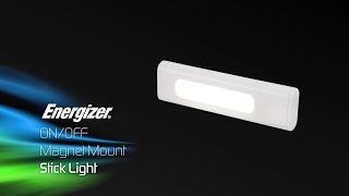 45454 Energizer ONOFF Magnet Mount Stick Light Overview [upl. by Ruvolo66]