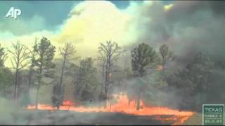 Raw Video Shows How Fast Texas Wildfire Spread [upl. by Flori]