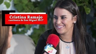 Entrevista a Cristina Ramajo cantinera de San Miguel 2017  Txingudi Online [upl. by Minetta954]