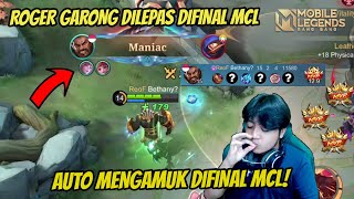 MANIAC DIFINAL MCL ROGER GARONG DILEPAS MUSUH BERCANDA🗿 [upl. by Jacobsen]