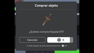 Free UGC Limited  K11 Sword 15  Roblox [upl. by Lallage]