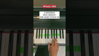 Windy Hill  Piano Tutorial pianotutorial [upl. by Kacy49]