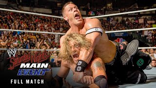 FULL MATCH John Cena vs Edge – WWE Championship Match Saturday Night’s Main Event July 15 2006 [upl. by Anoblav]