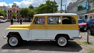 Ford Rural Willys cor bege ano 1967 Hot Rod Porto Alegre 041118 [upl. by Alburg]