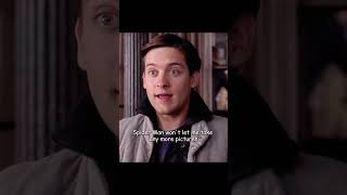 Peter Parker Get Firedfyp fy spiderman spiderman2 tobeymaguire super hero [upl. by Quartus]