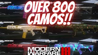 ALL Mastery Camos REVEALED MW3 Camo Grind amp MORE [upl. by Anez]