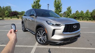 2023 Infiniti QX60 Autograph AWD Start Up Walkaround Test Drive and Review [upl. by Kattie521]