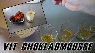 VIT CHOKLADMOUSSE MED PASSIONSFRUKT  RECEPT [upl. by Marsha739]