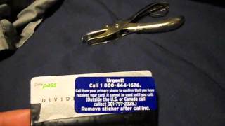 How to remove RFID chip in Credit or Debit card quick and easily [upl. by Othella625]