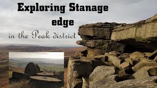 Stanage Edge  The Peak District  Millstones and near Robin Hoods cave [upl. by Nirret299]