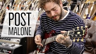 Post Malone at Normans Rare Guitars  1964 Gibson SG Standard [upl. by Pavel]