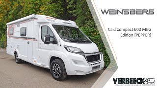 WEINSBERG CaraCompact 600 MEG Edition PEPPER  2020 [upl. by Yatnoj756]