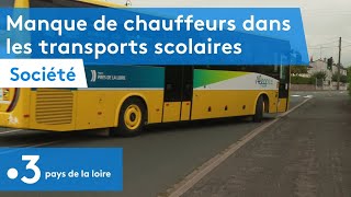 BaugéenAnjou  manque de chauffeurs dans les transports scolaires [upl. by Brest]