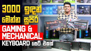 අඩුම මිලට සුපිරි Gaming Keyboard amp Mechanical Keyboards  MD COMPUTERS [upl. by Euqram]