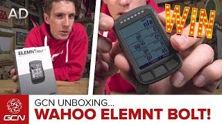 Unboxing The Wahoo Elemnt Bolt Bike Computer [upl. by Enelahs]