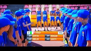 ITALIA CAMPIONE DEL MONDO 4X400 Under 20 Uomini e RECORD EUROPEO in 30405 [upl. by Gnuoy45]